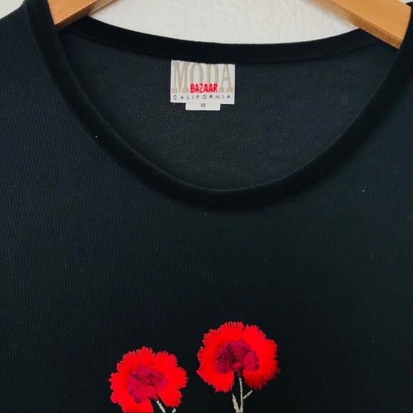 Moda Bazaar California Ribbed Velvet LS Top - Picture 5 of 6